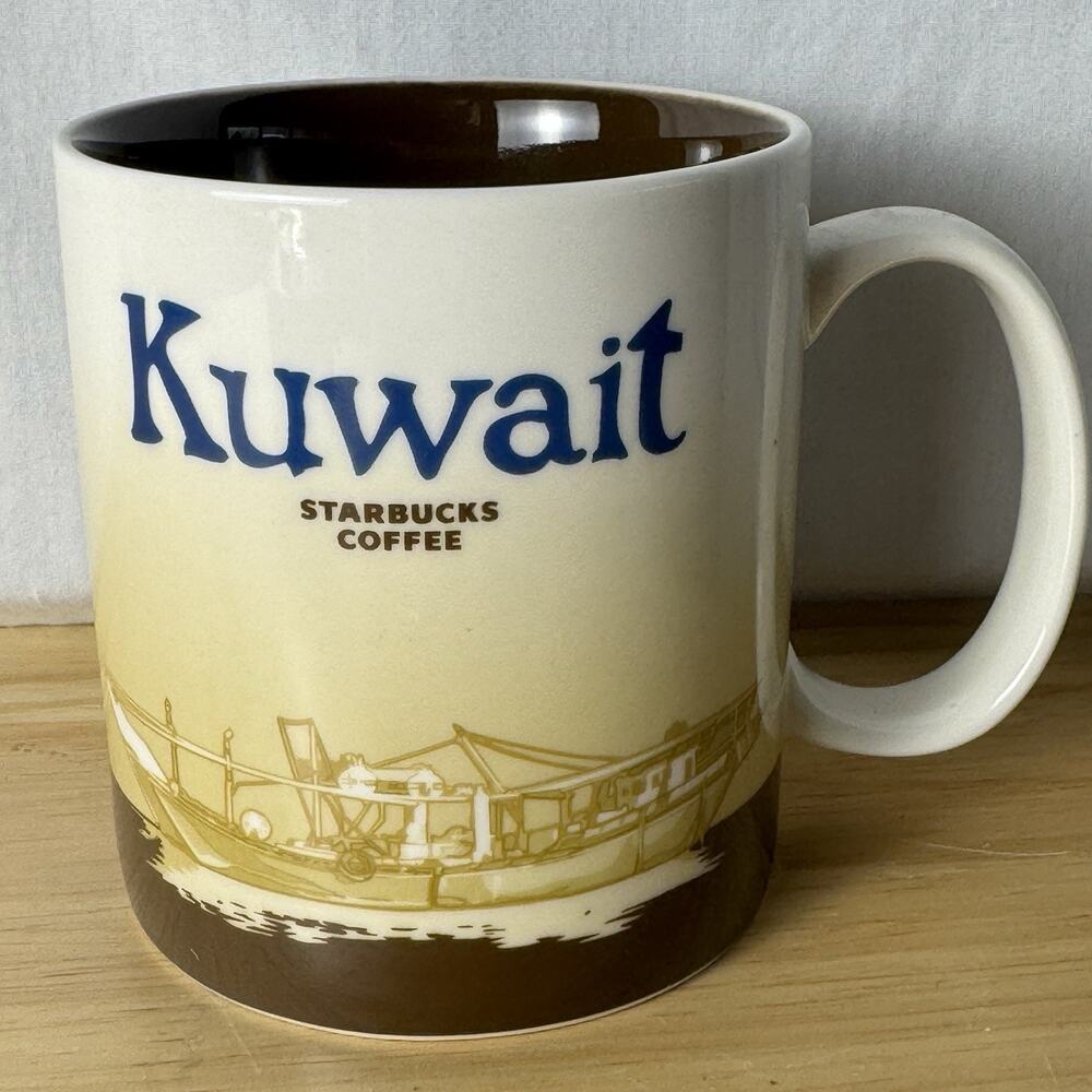Starbucks Kuwait Mug 2012 Global Icon Collector Series 16 oz Boat